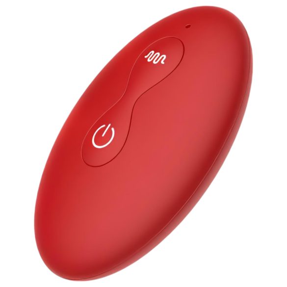 Rose Plug - Rechargeable, Wireless Anal Vibrator (Red)