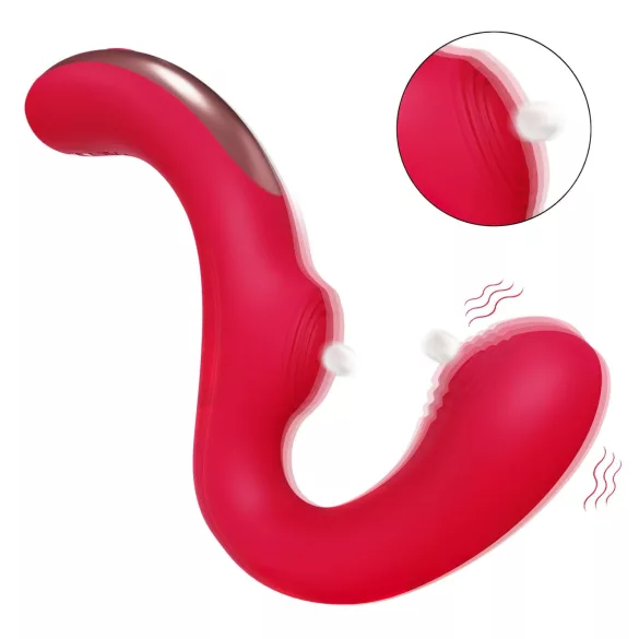 SEX HD Genie - G-Spot and Clitoral Vibrator (Red)