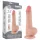 Lovetoy Sliding-Skin - Dual-Layer Dildo with Balls - 20cm (Natural)