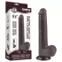 Lovetoy Sliding-Skin - Suction Cup Double-Layer Dildo - 20.8cm (Brown)
