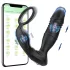 AlvUp - App-controlled thrusting vibrating penis ring for men (black)