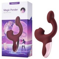   Magic Motion Magic Ponder - 2in1 Clitoral Arm Vibrator (Burgundy)