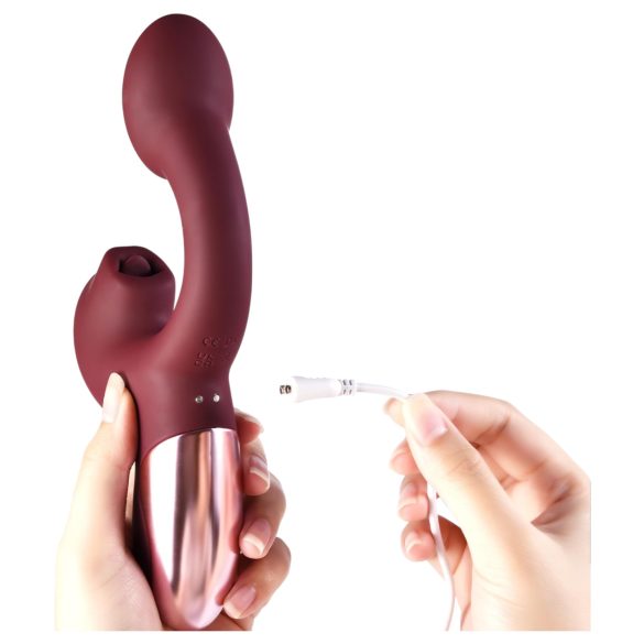 Magic Motion Magic Ponder - 2in1 Clitoral Arm Vibrator (Burgundy)