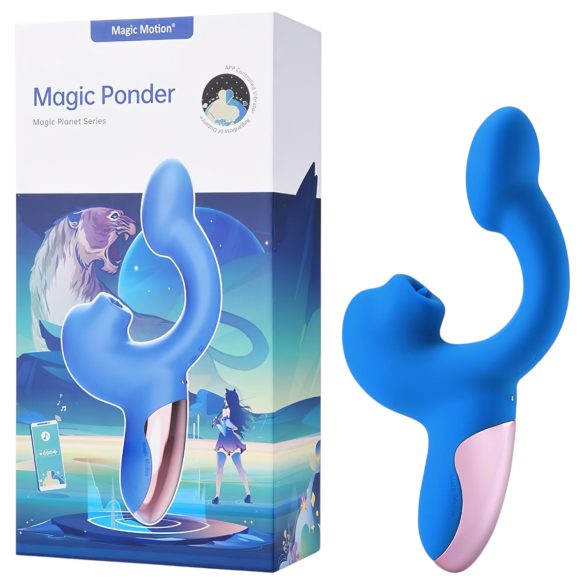 Magic Motion Magic Ponder - 2in1 Clitoral Vibe with Arm (Blue)