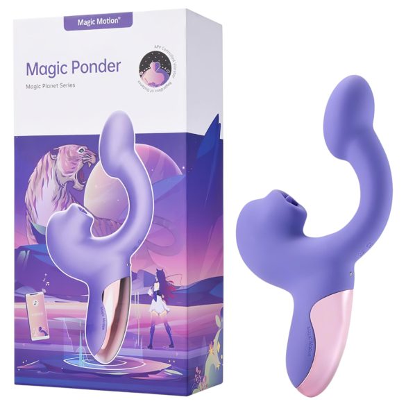 Magic Motion Enchant Ponder - 2-in-1 Clitoral Vibrator (Purple)