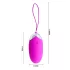 Pretty Love Berger - Rechargeable, Wireless Vibrating Egg (Pink)