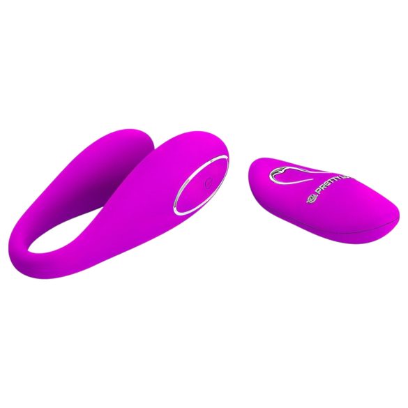Pretty Love Algernon – Rechargeable Remote-Control Couples Vibrator (Purple)