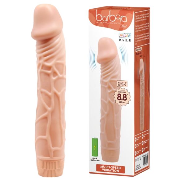 Baile Barbara - Realistic Vibrator - 22.5 cm (Natural)
