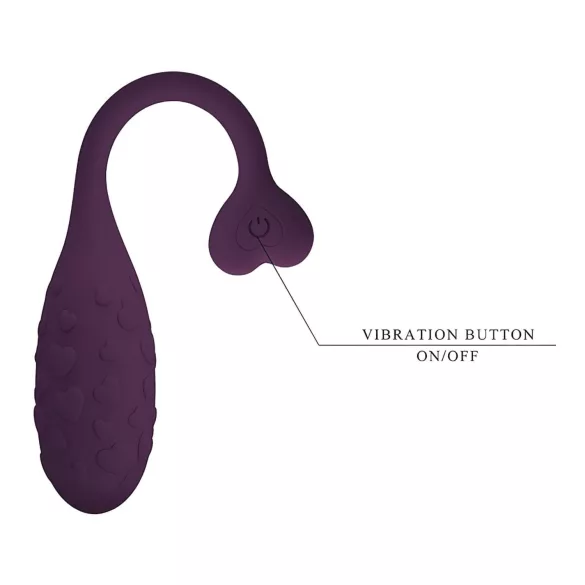 Pretty Love Fisherman - smart vibrating egg (purple)