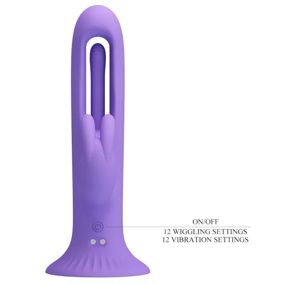 Pretty Love Killmoulis - G-spot and licking vibrator (purple)