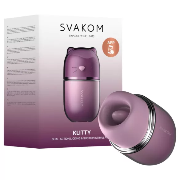 Svakom Klitty - licking vibrator (purple)