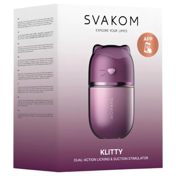 Svakom Klitty - licking vibrator (purple)