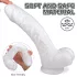 Sex HD Martin - Realistic Suction Cup Dildo with Testicles (White)