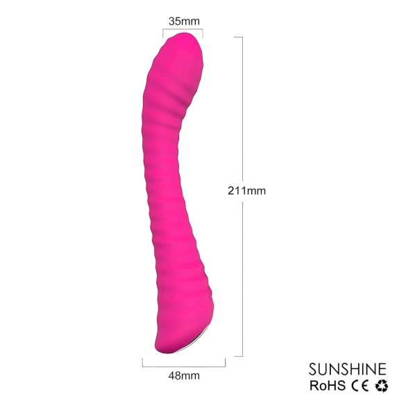 Sex HD Sunshine - Rechargeable, Textured G-Spot Vibrator (Pink)