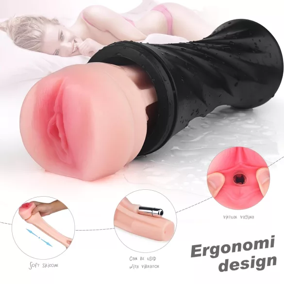 Sex HD Marcus - Realistic Pocket Pussy (Black-Nude)