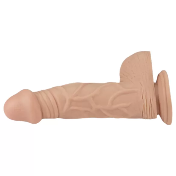 Lovetoy Real Extreme - suction cup dildo - 23 cm (flesh‑coloured)