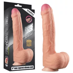   Lovetoy Nature Cock - Dual-Layer Realistic Dildo - 28cm (Natural)