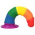 Lovetoy Prider - Lifelike Dildo - 19cm (Rainbow)