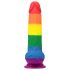 Lovetoy Prider - Realistic Dildo with Balls - 20cm (Rainbow)