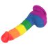 Lovetoy Prider - Realistic Silicone Dildo - 19cm (Rainbow)