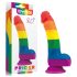 Lovetoy Prider - Realistic Silicone Dildo - 19cm (Rainbow)