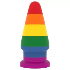 Lovetoy Prider - anal dilator plug - 15 cm (rainbow)