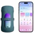Lovense Gush 2 - App-controlled glans vibrator (turquoise)