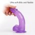 Tracy's Dog Jelly 8 - Suction Cup Dildo with Testicles (Purple)