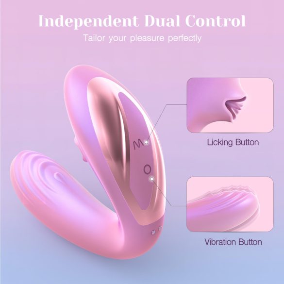 Tracy's Dog OG Lick - G-spot Vibrator & Clitoral Stimulator (Pink)