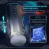 Leopard - Up-Down Suction Vibrating Masturbator (Black)