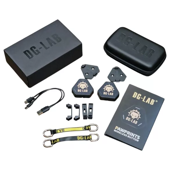 DG-LAB PawPrints - wireless sensor button (black) - pack of 2