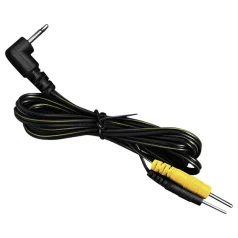   DG-LAB - electrode cable from 2.5 mm jack to 2 mm pins (black)