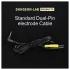 DG-LAB - electrode cable from 2.5 mm jack to 2 mm pins (black)