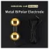 DG-LAB BiPolar B - bipolar, hourglass-shaped metal electrode (gold)