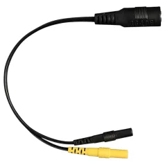   DG-LAB - electrode splitter from 2.5 mm socket to 2 mm (black)