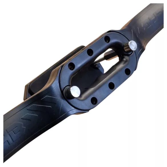 DG-LAB Hyena - electro posture-correcting restraint for men (black)