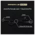 DG-LAB - 2 mm Electrode Extension and Splitter Cable (Black)