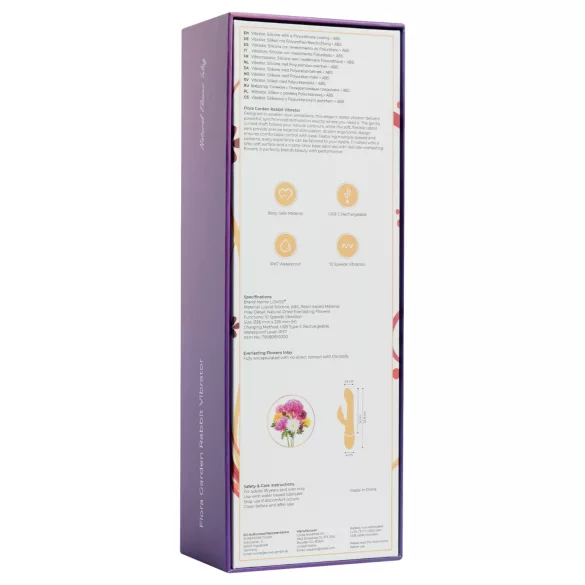 LOVISS Flower - clitoral handle G-spot vibrator (black)