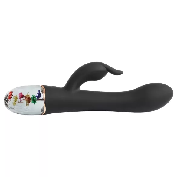 LOVISS Flower - clitoral handle G-spot vibrator (black)