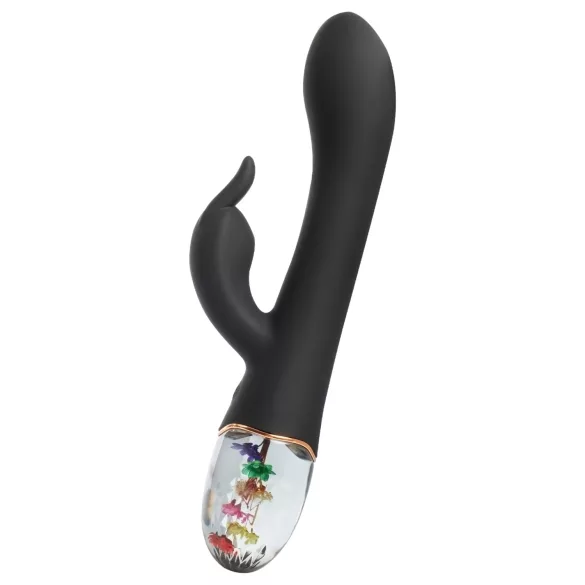 LOVISS Flower - clitoral handle G-spot vibrator (black)