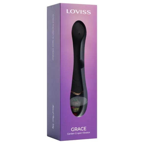 LOVISS Flower Grace - G-spot vibrator (black)