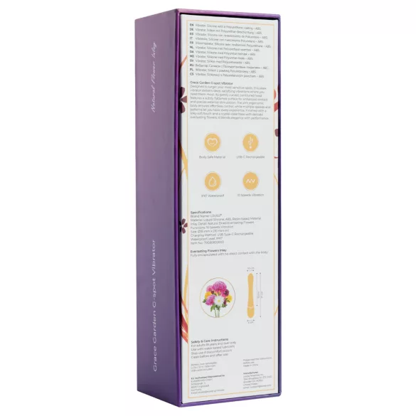 LOVISS Flower Grace - G-spot vibrator (black)