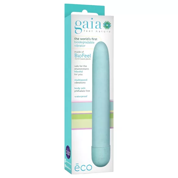 Gaia Eco L - Large Eco-Friendly Vibrator (Blue)