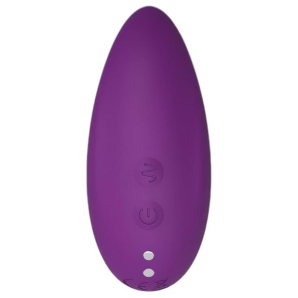 Vibeconnect - rechargeable, waterproof clitoral vibrator (purple)