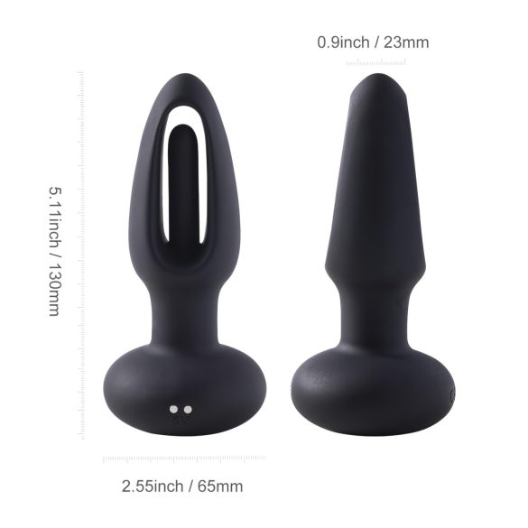 Honey Play Box Snuggy - Tongue-Style Anal Vibrator (Black)