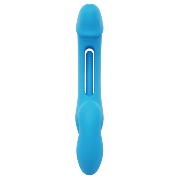 Honey Play Box Harmony Duo - Smart Strap-On Tongue Vibrator (Blue)