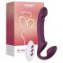 Honey Play Box Bliss - Rotating Beaded Strap-On Vibrator (Purple)
