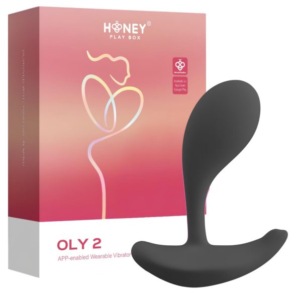 Honey Play Box Oly 2 - Smart G-Spot & Clitoral Stimulator (Black)
