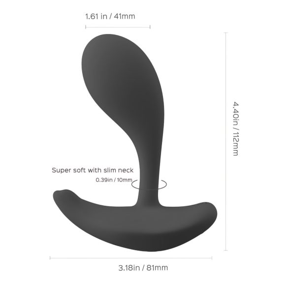 Honey Play Box Oly 2 - Smart G-Spot & Clitoral Stimulator (Black)