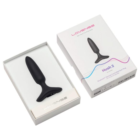 LOVENSE Hush 2 XS - Rechargeable Mini Anal Vibrator (1-inch) - Black